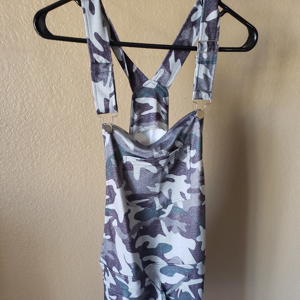 Camo overalls